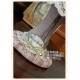 Alice Girl Iris Garden In Spring Square Neck JSK(6th Pre-Order/2 Colours/Full Payment Without Shipping)